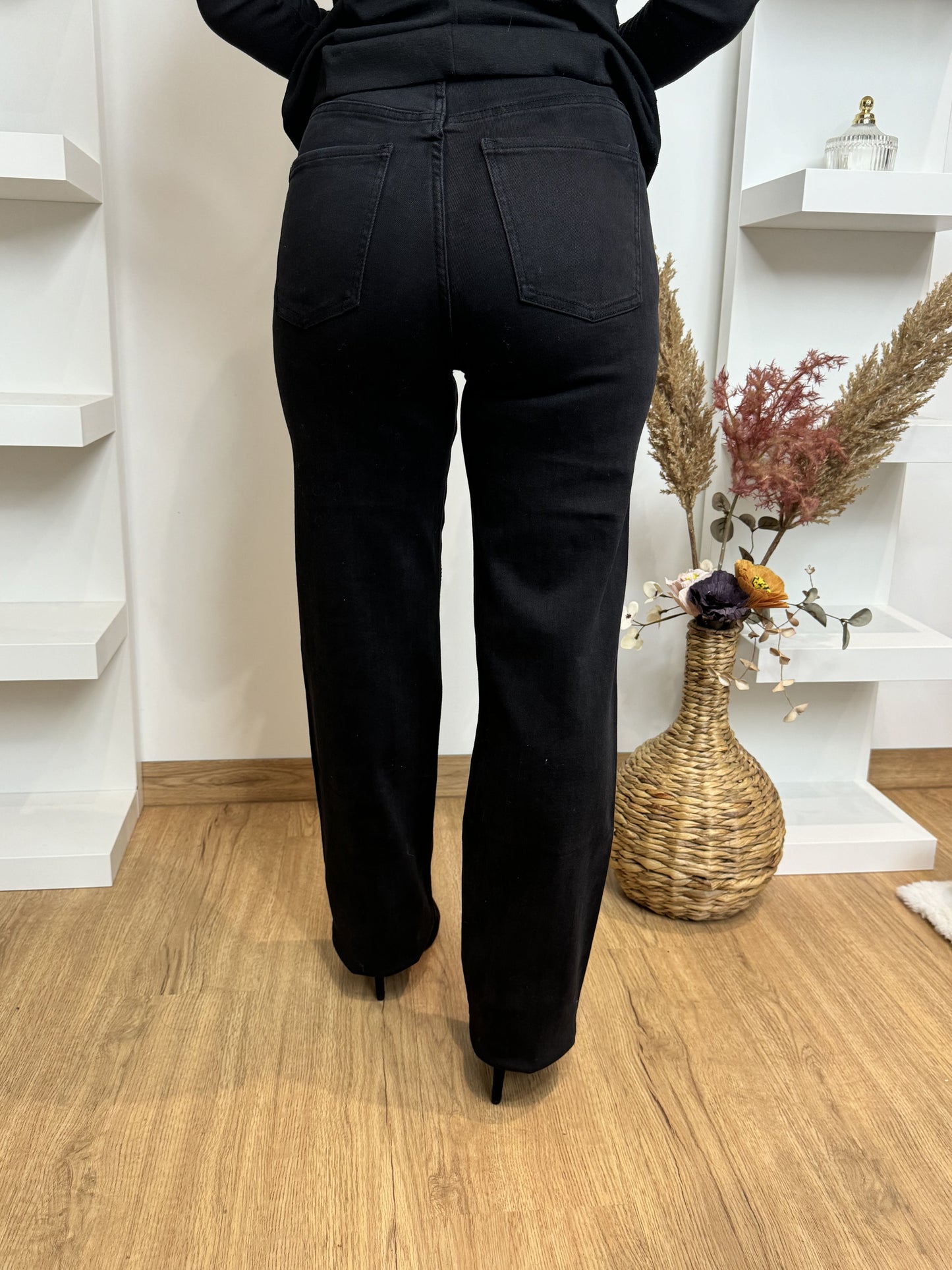 Jean noir à strass